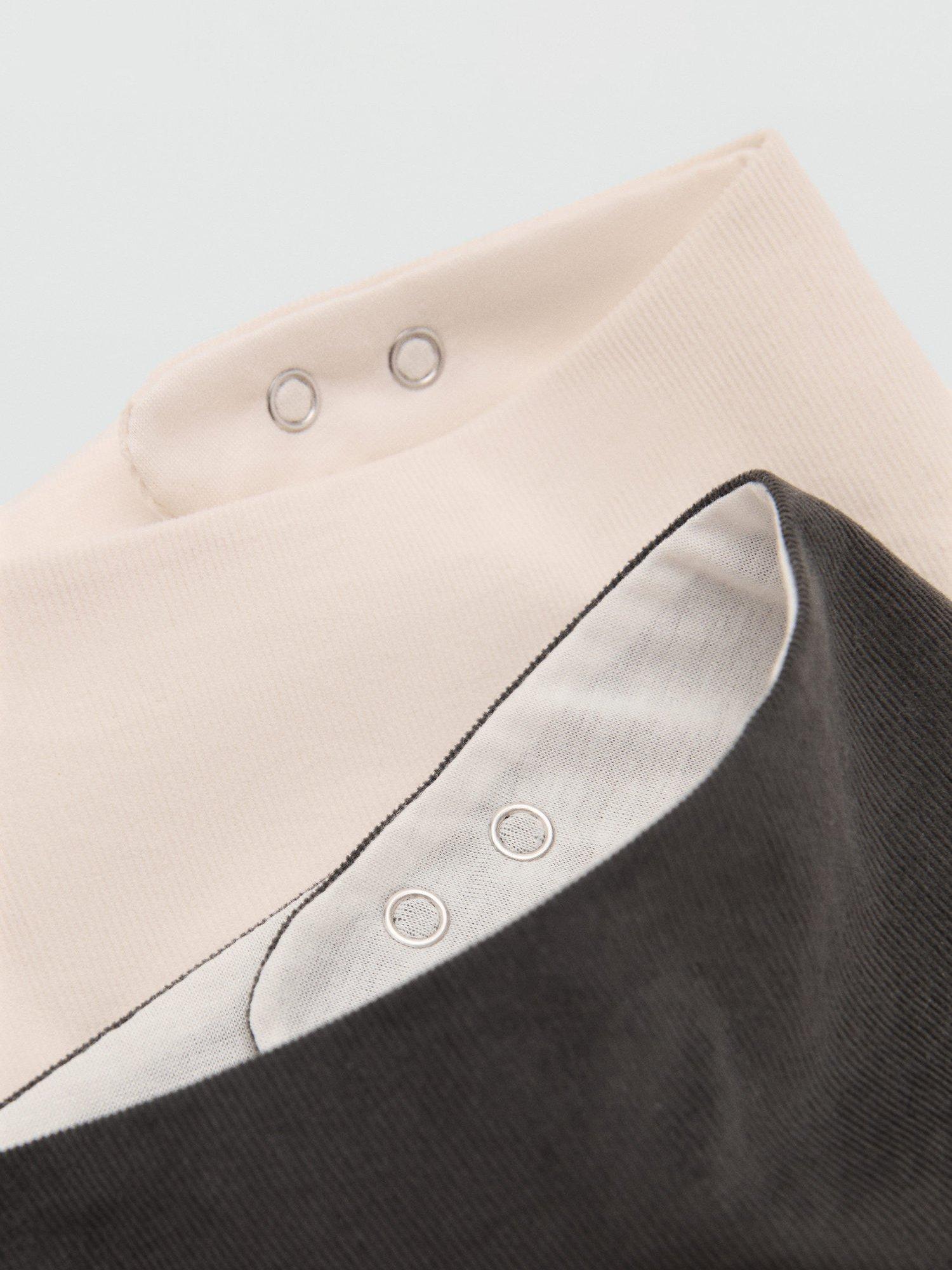 Product image 2 of 4, which shows Mango Baby Oslo Bibs, Pack of 2, Multi