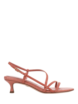 Sam Edelman Cora Leather Kitten Heel Court Shoes, Pink, Pink