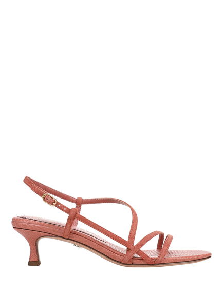 Sam Edelman Cora Leather Kitten Heel Court Shoes, Pink, Pink