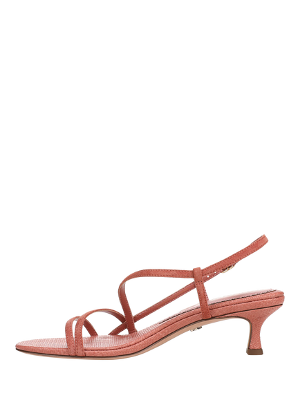 Sam Edelman Cora Leather Kitten Heel Court Shoes, Pink - view 2, Pink