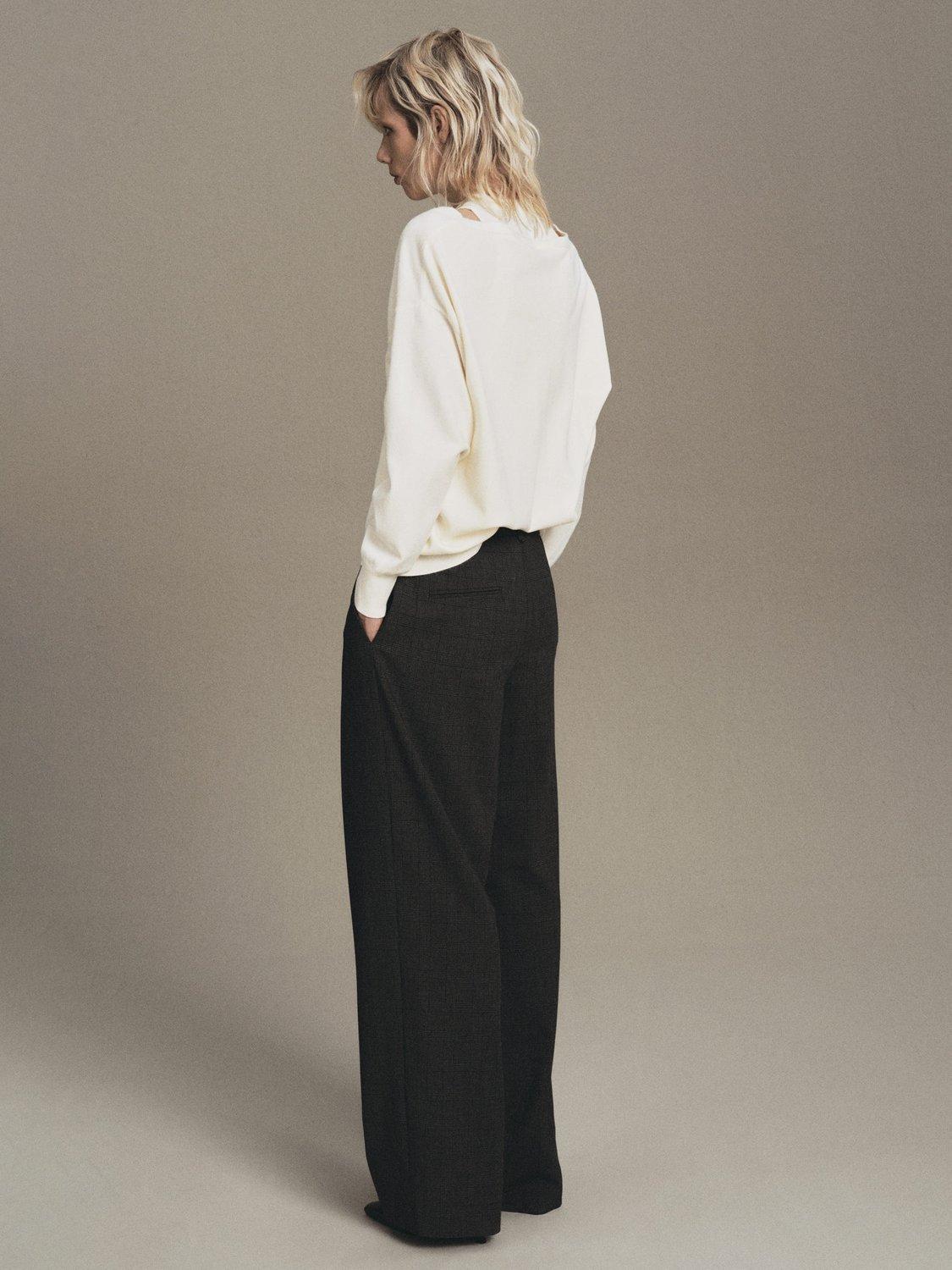 Product image 4 of 7, which shows Mango Duplex Jumper, Light Beige, L