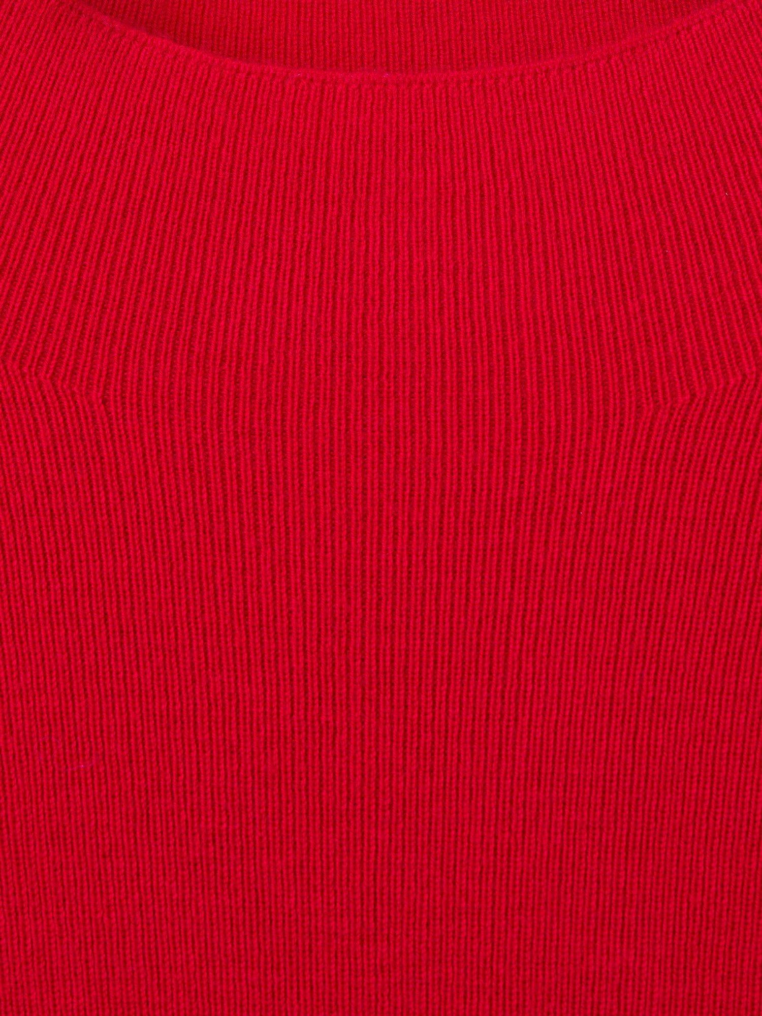 Product image 7 of 7, which shows Mango Hielo High Neck Jumper, Red, L