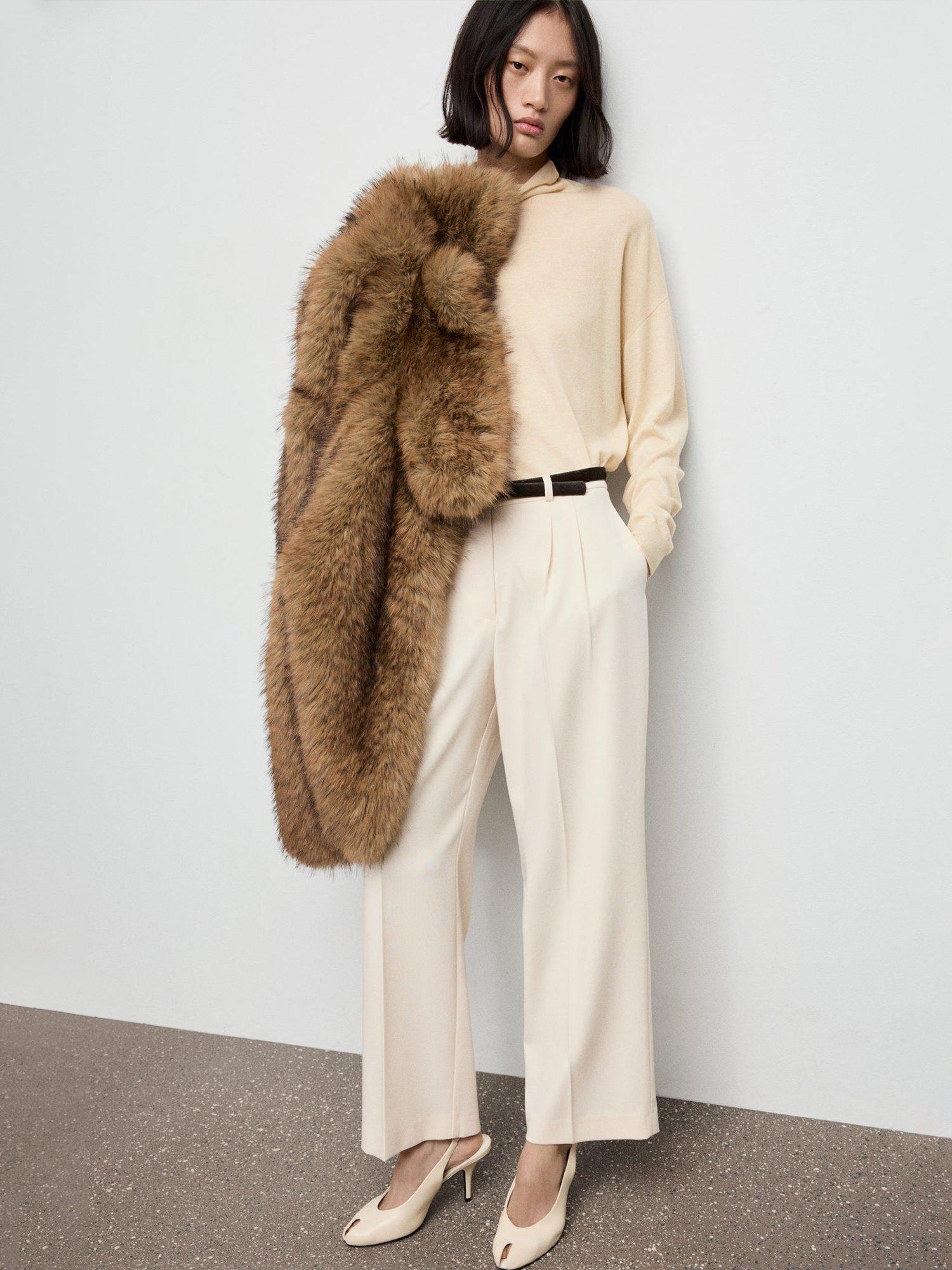 Product image 2 of 7, which shows Mango Mila Turtleneck Jumper, Yellow, XXS