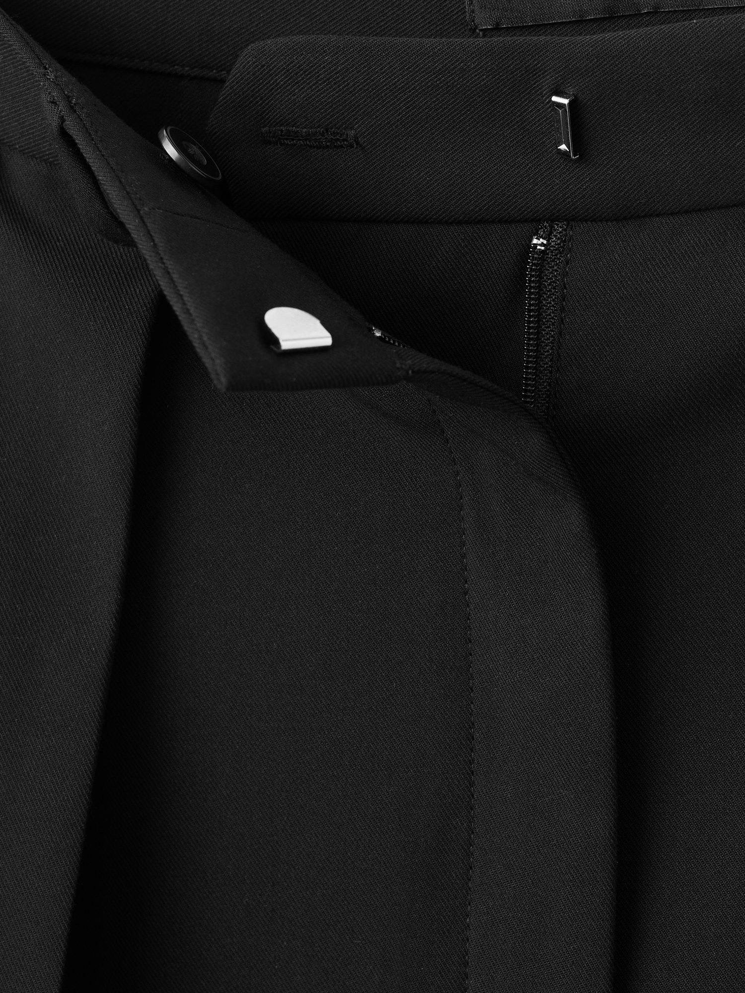 Product image 7 of 7, which shows Mango Gabi Wide Leg Trousers, Black, 6