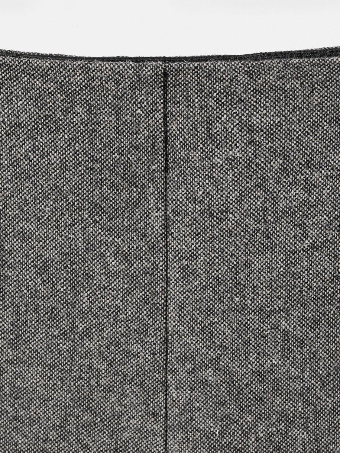 Product image 7 of 7, which shows Mango Piper Speckled Wool Rich Trousers, Grey, 6