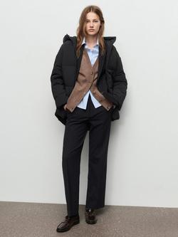 Mango Donatelo Puffer Jacket, Black - view 2, Black