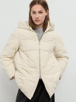 Mango Donatelo Quilted Jacket, Yellow, Yellow