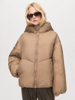 Mango Oat Quilted Jacket, Light Beige, Light Beige