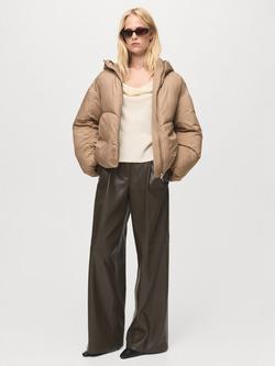 Mango Oat Quilted Jacket, Light Beige - view 2, Light Beige