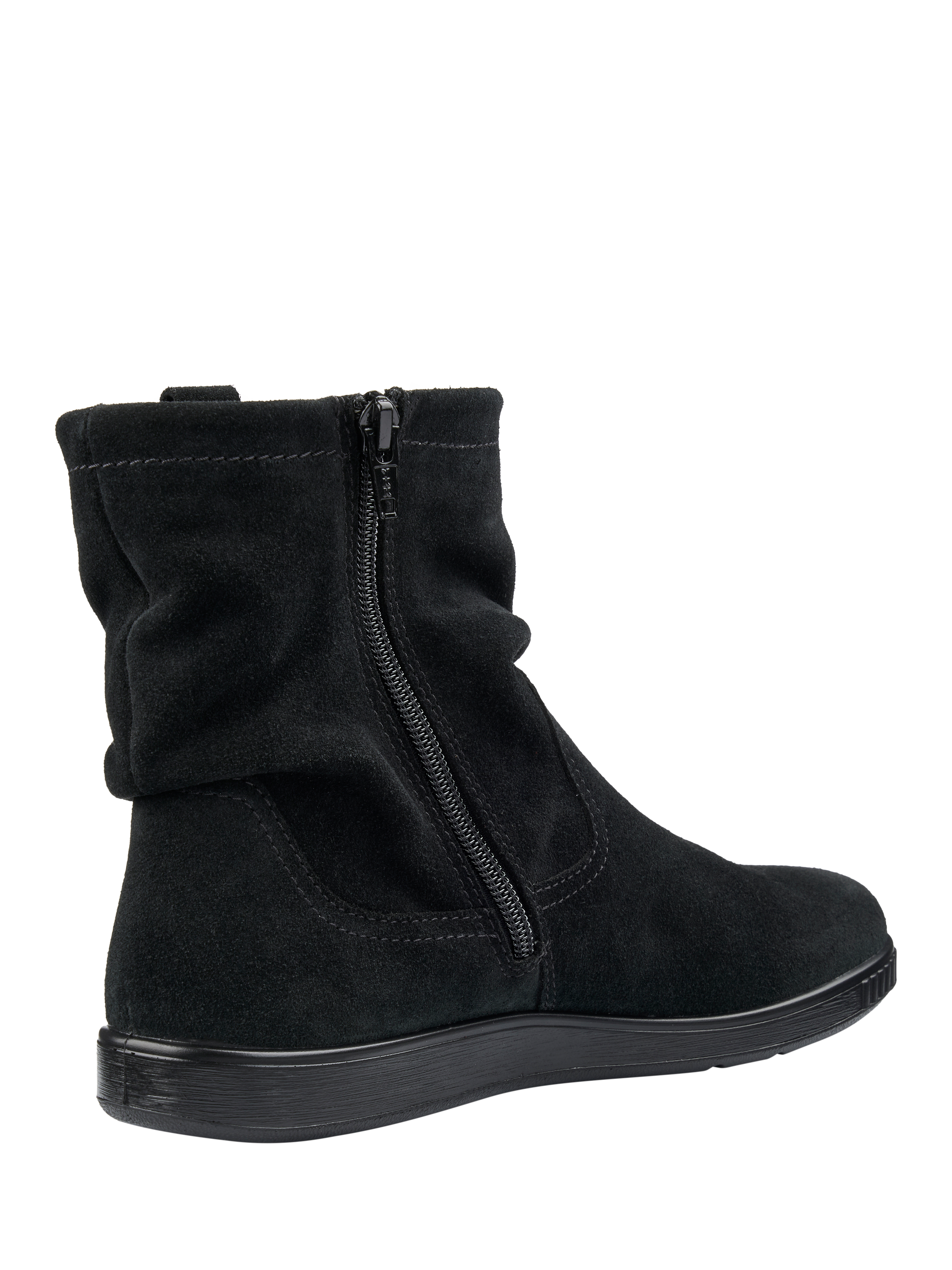 Product image 4 of 5, which shows Hotter Sprite Suede Ankle Boots, Black, 3S