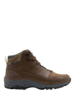 Haglöfs Rosson FG Prof Mid Waterproof Hiking Shoes, Woodland Brown, Woodland Brown