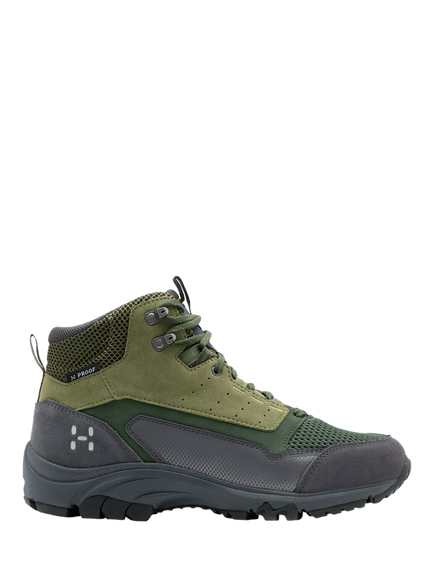 Haglöfs Rosson Proof Waterproof Hiking Shoes, Magnetite/ Green, Magnetite/ Green