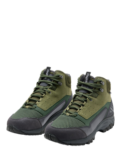 Haglöfs Rosson Proof Waterproof Hiking Shoes, Magnetite/ Green - view 2, Magnetite/ Green