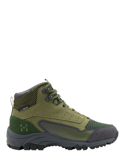 Haglöfs Rosson Proof Waterproof Hiking Shoes, Magnetite/ Green, Magnetite/ Green