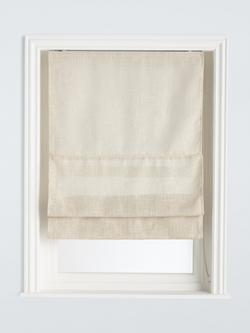 John Lewis Sheer Roman Blind, Natural, Natural