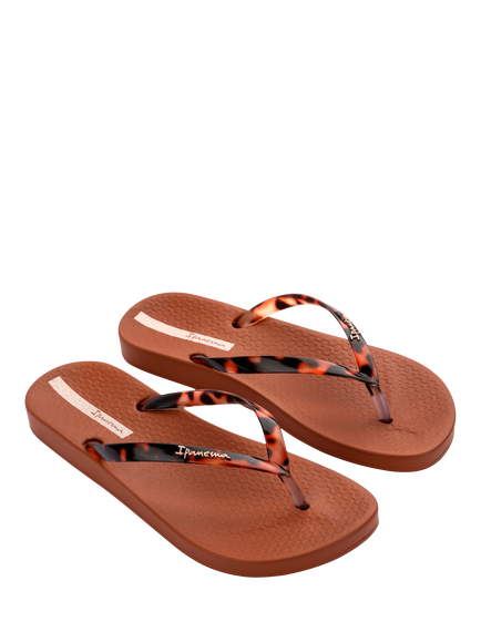 Ipanema Anatomic Connect Flip Flops, Brown - view 2, Brown