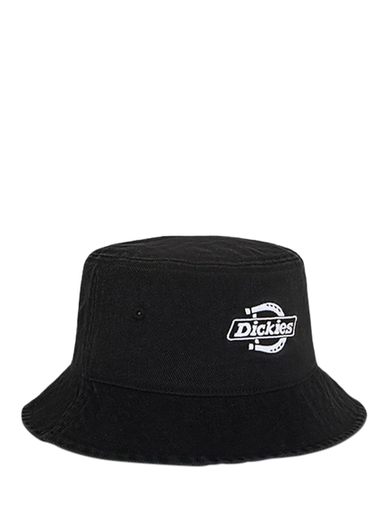 Dickies Lockland Cotton Bucket Hat, Black, Black