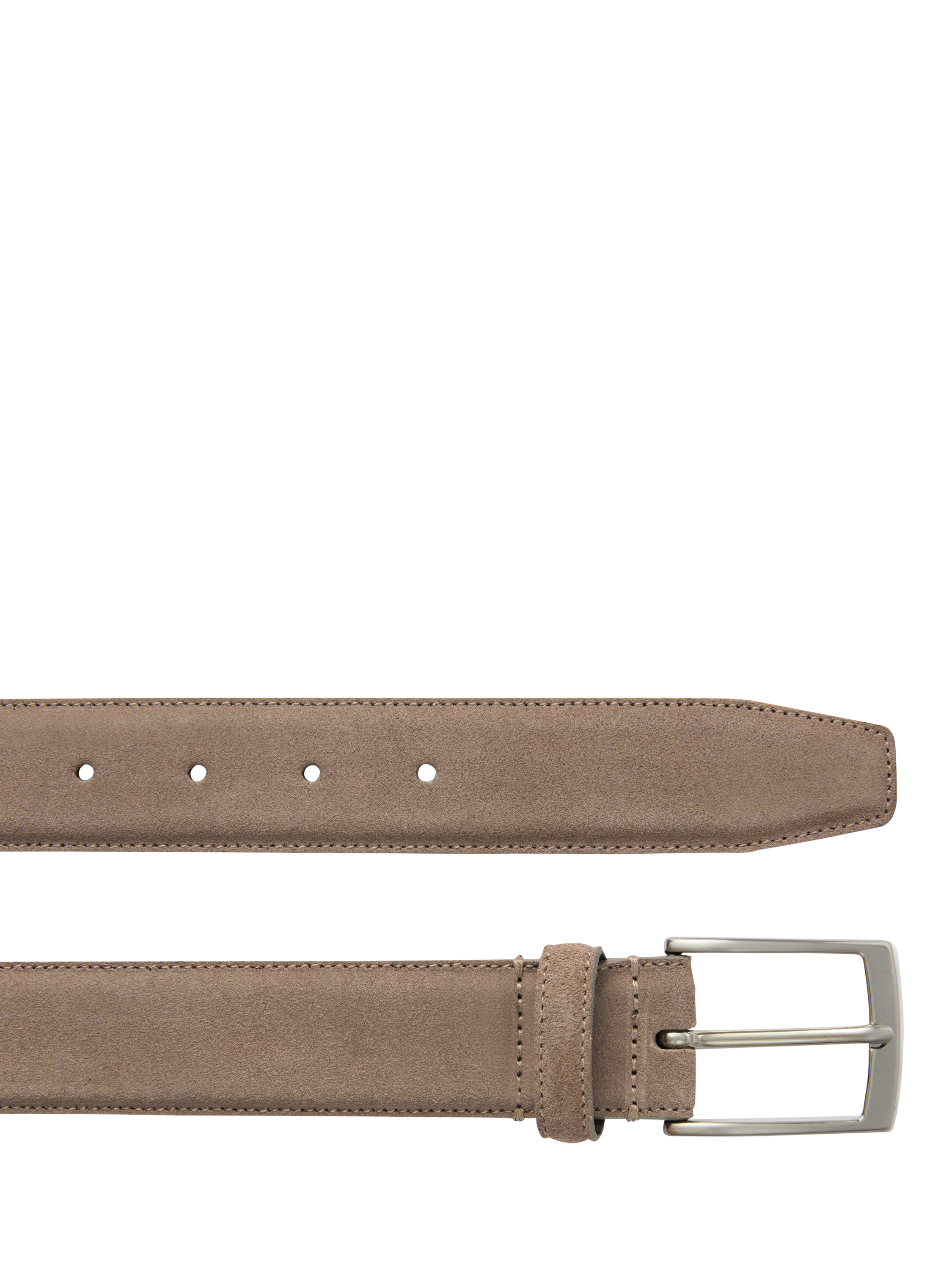 Product image 2 of 2, which shows Geox Suede Belt, Dove Grey, 95cm