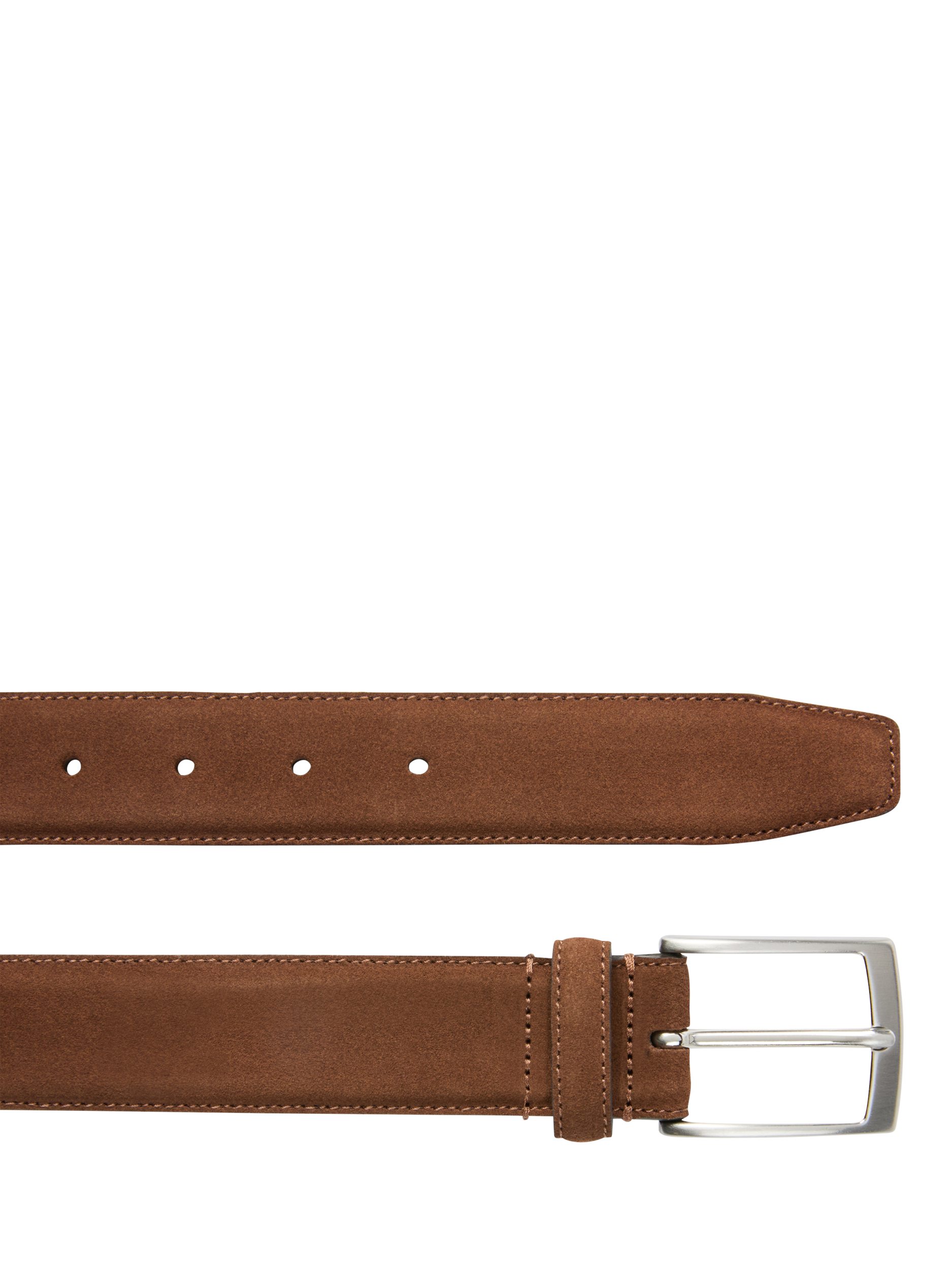 Product image 2 of 2, which shows Geox Suede Belt, Brown, 95cm