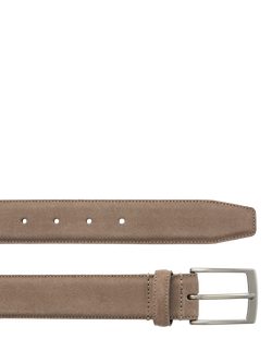 Geox Suede Belt, Dove Grey - view 2, Dove Grey