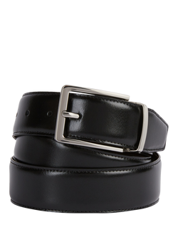 Geox Leather Belt, Black Coffee, Black Coffee