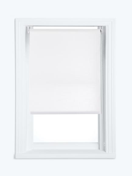 John Lewis Slub Sheer Roller Blind - view 2, White