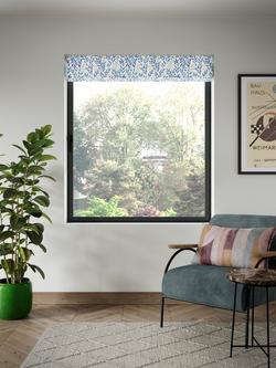 John Lewis Tansy Blackout Roman Blind, Blue - view 2, Blue