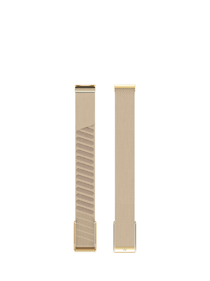 WHOOP SuperKnit Luxe 5.0 Band Strap, Dune/Gold
