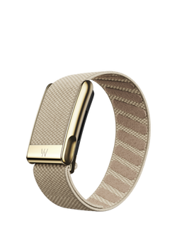 WHOOP SuperKnit Luxe MG Band Strap, Dune/Gold