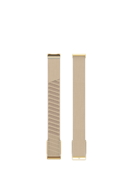 WHOOP SuperKnit Luxe MG Band Strap, Dune/Gold