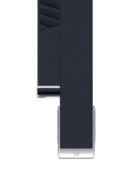 WHOOP SuperKnit Luxe MG Band Strap - view 2, Midnight/Titanium