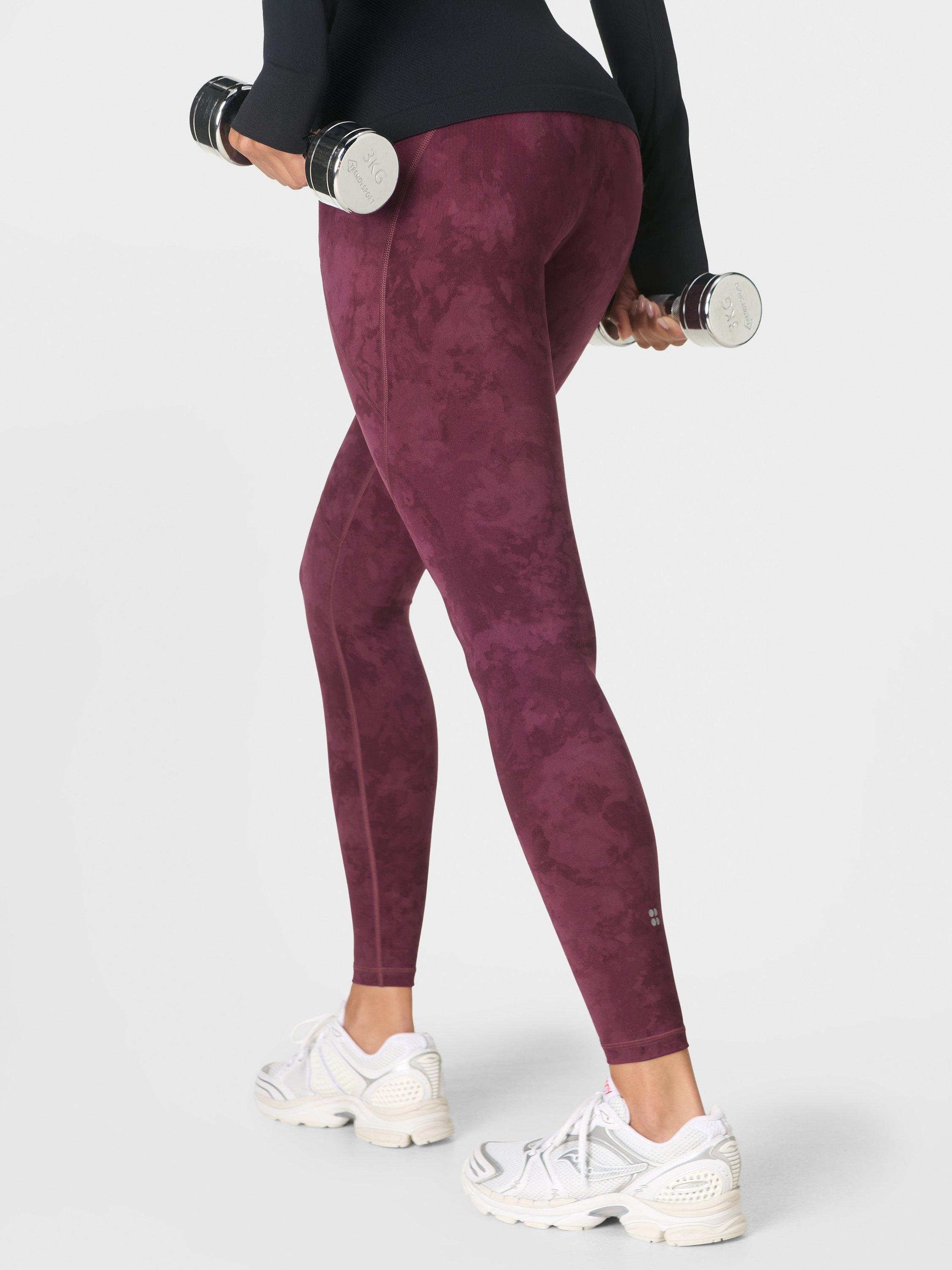 Product image 2 of 8, which shows Sweaty Betty Power Workout Leggings, Red, XXS
