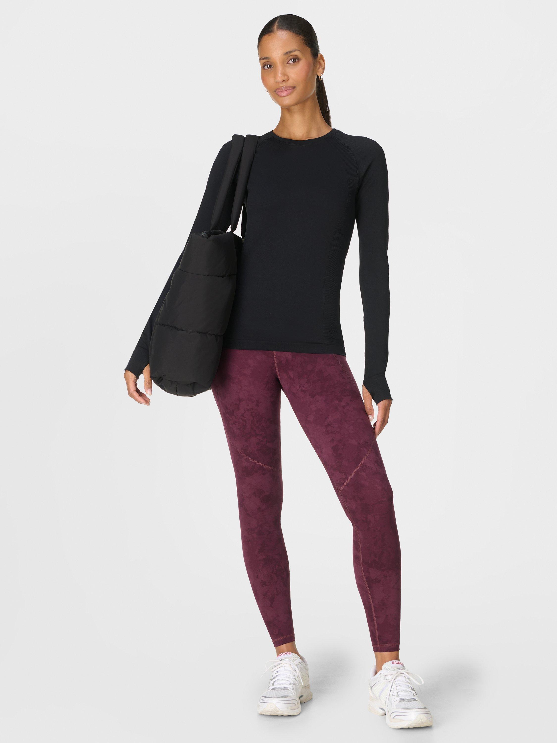 Product image 3 of 8, which shows Sweaty Betty Power Workout Leggings, Red, XXS