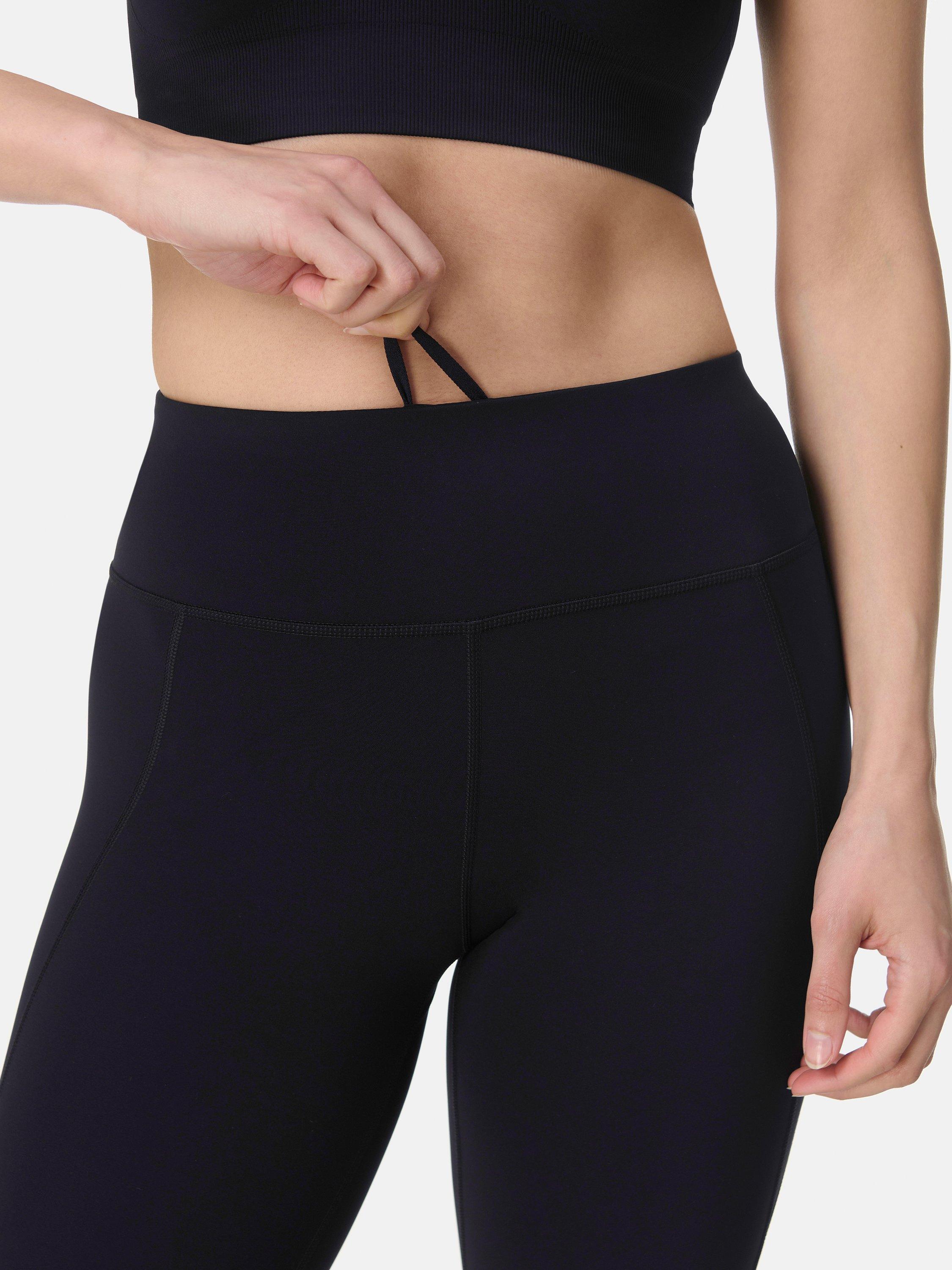 Product image 5 of 8, which shows Sweaty Betty Power Perforated Workout Leggings, Black, S