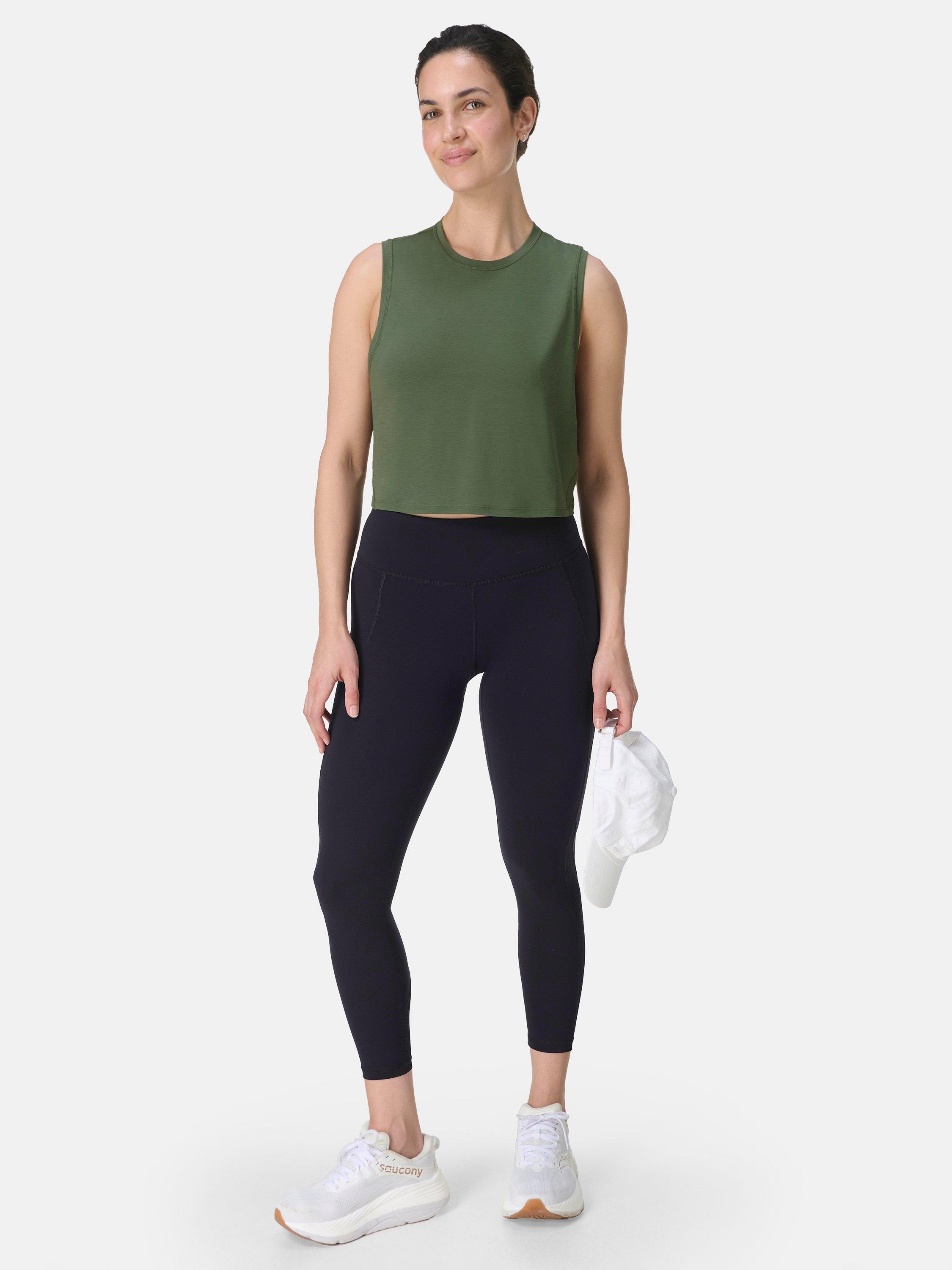 Product image 6 of 8, which shows Sweaty Betty Power Perforated Workout Leggings, Black, S
