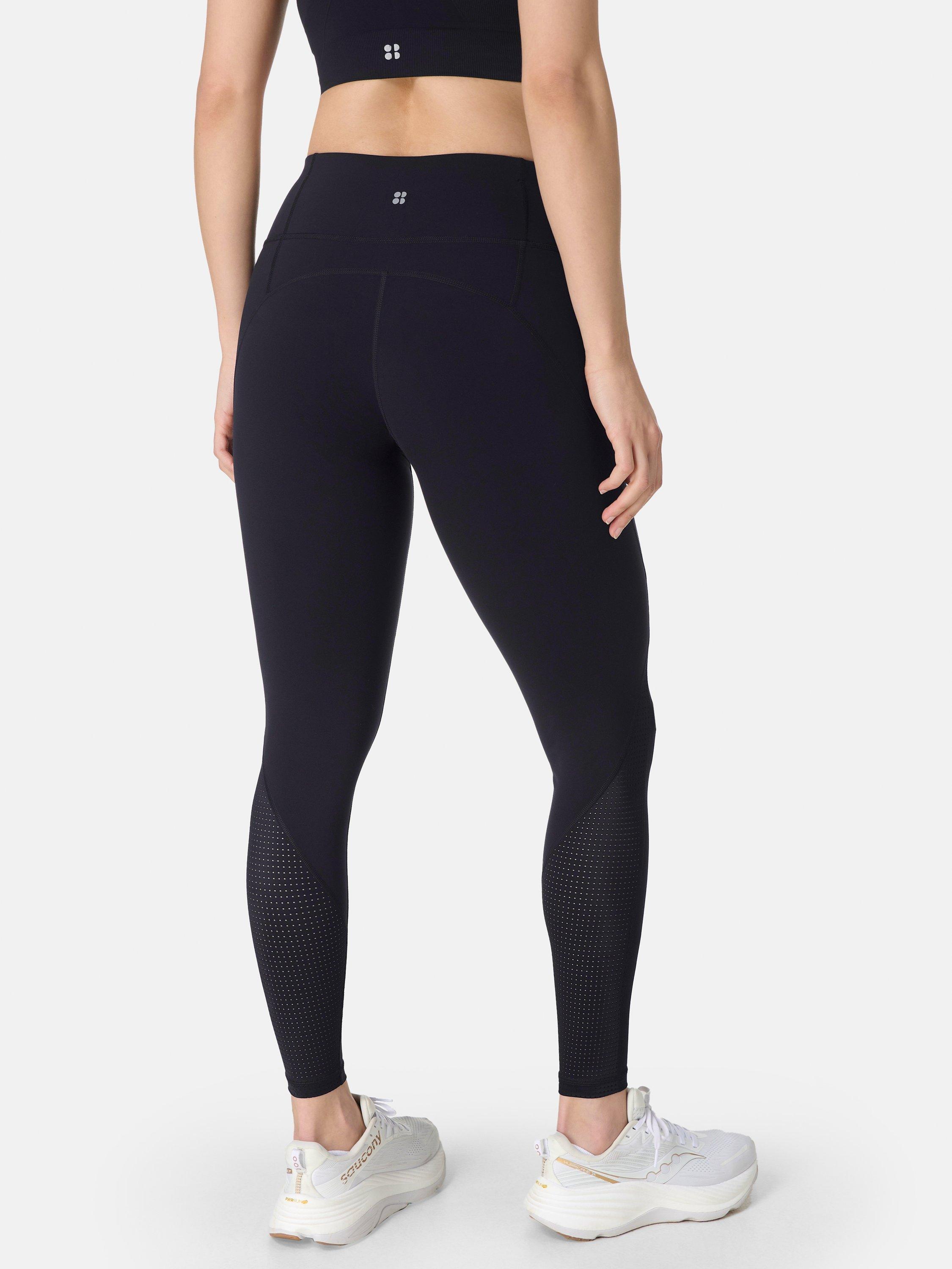 Product image 8 of 8, which shows Sweaty Betty Power Perforated Workout Leggings, Black, S
