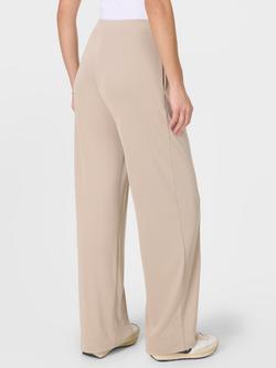 Sweaty Betty At Ease Wide Leg Trousers, Dusk Beige - view 2, Dusk Beige