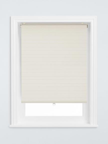 John Lewis Linen Rich Cordless Sheer Roller Blind, White - view 2, White