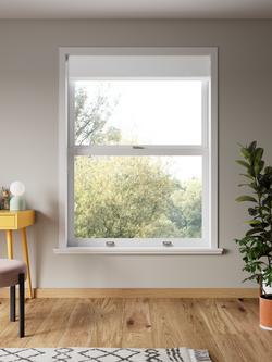 John Lewis Textured Weave Blackout Roman Blind - view 2, White