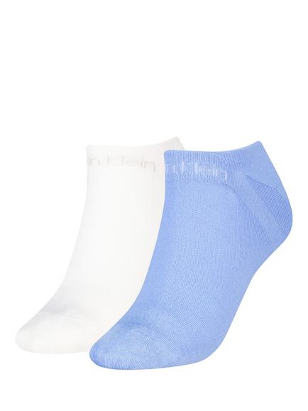 Calvin Klein Trainer Socks, Pack of 2, Sky Blue