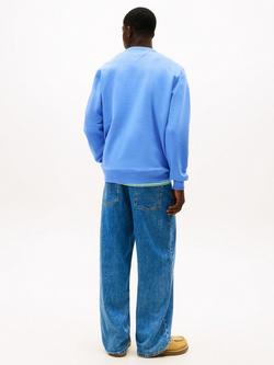 Tommy Jeans Cotton Blend Badge Logo Sweatshirt, Horizon Blue - view 2, Horizon Blue