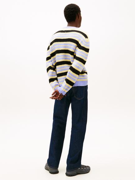 Tommy Jeans Knitted Yarn Striped Jumper, Nordic Iris Stripe - view 2, Nordic Iris Stripe