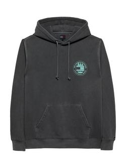 Tommy Jeans Back Slogan Cotton Blend Hoodie, Washed Black, Washed Black