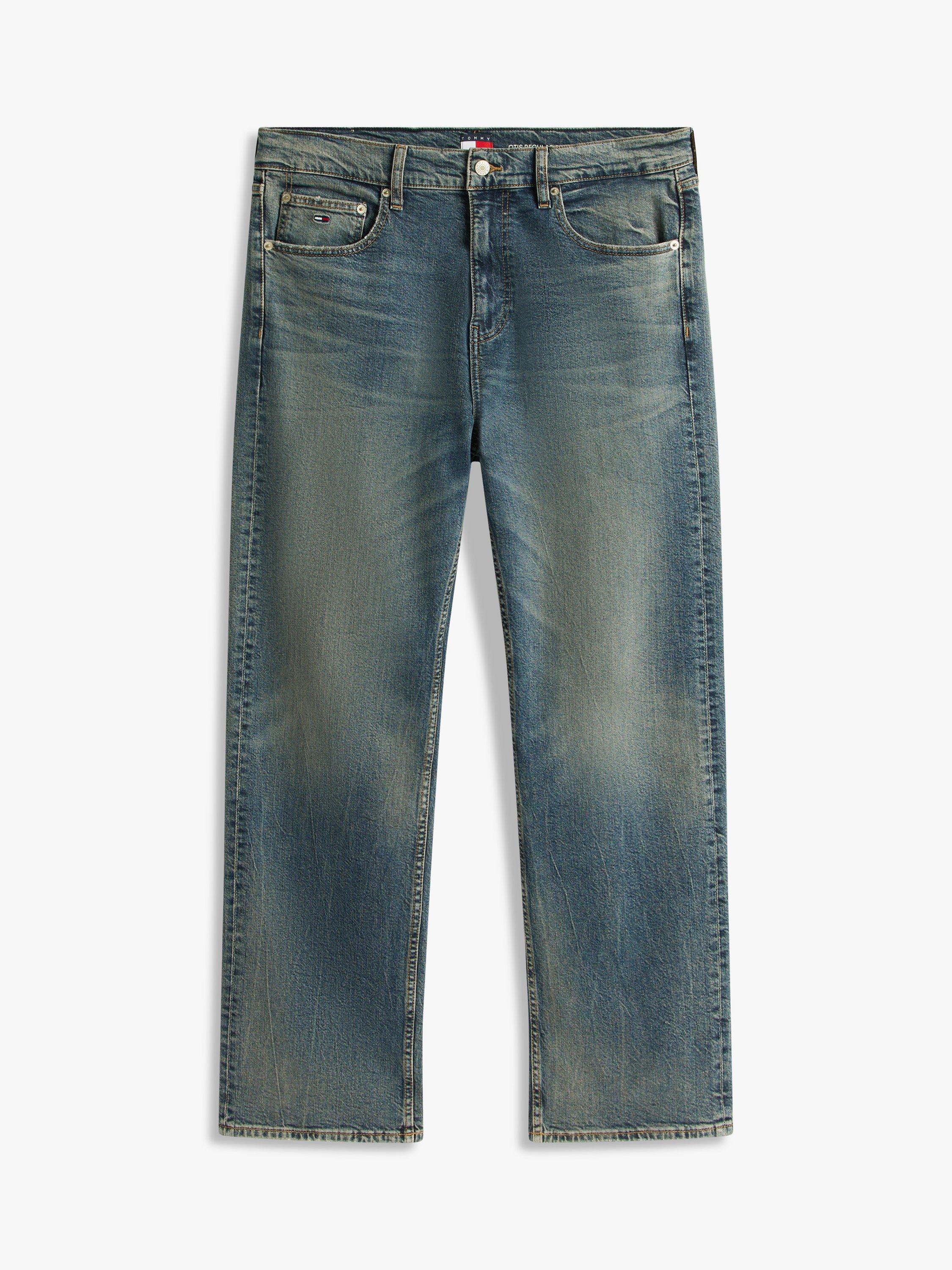 Product image 5 of 5, which shows Tommy Jeans Otis Regular Straight Fit Jeans, Medium Blue, W30/L30