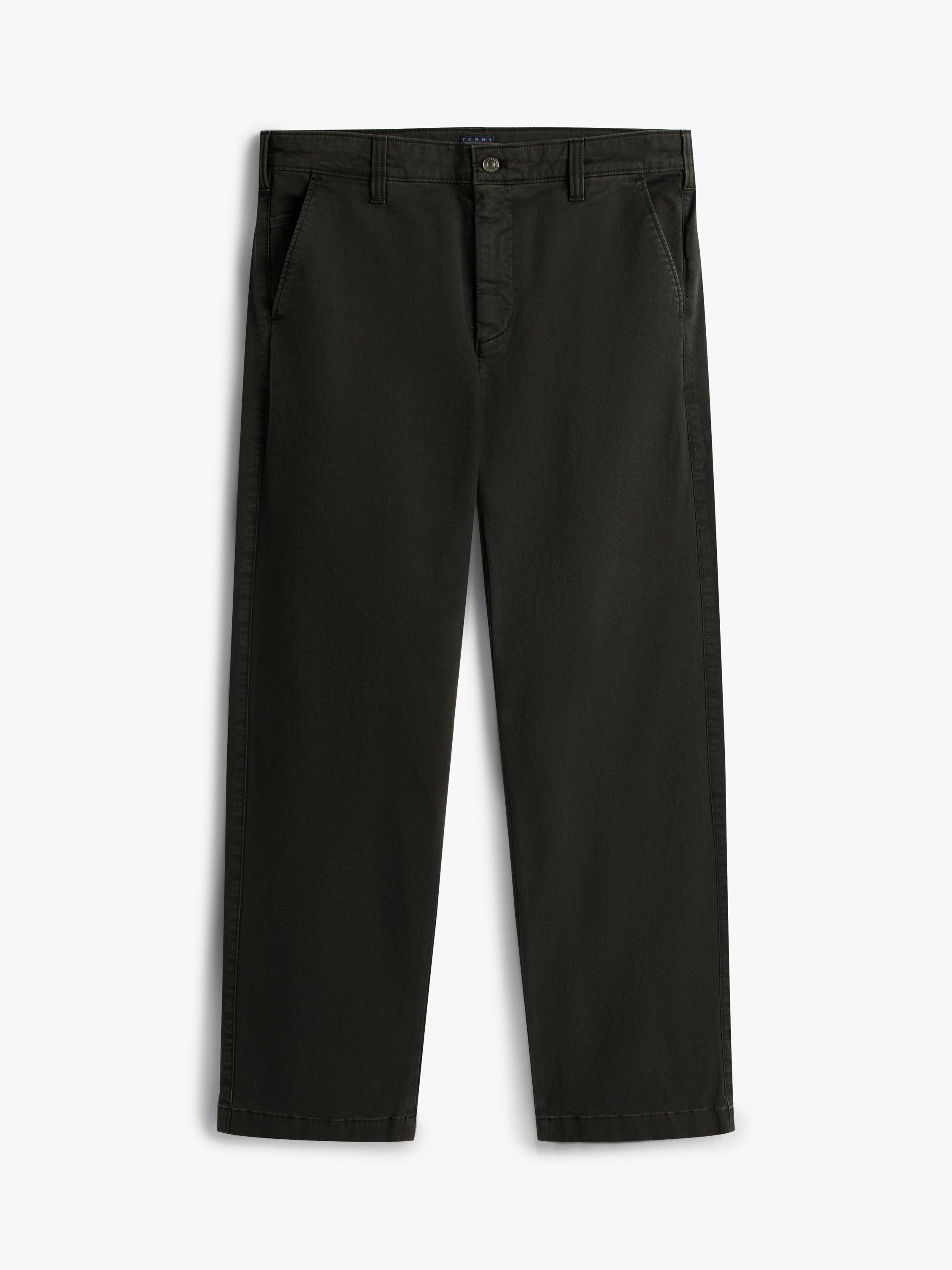 Product image 5 of 5, which shows Tommy Jeans Otis Straight Fit Chinos, Black, W30/L30