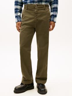 Tommy Jeans Otis Straight Fit Chinos, Dark Greenery, Dark Greenery