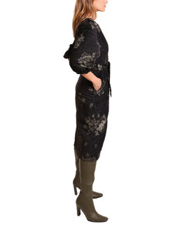 Traffic People Divine Madness Floral Duster Coat, Black - view 2, Black