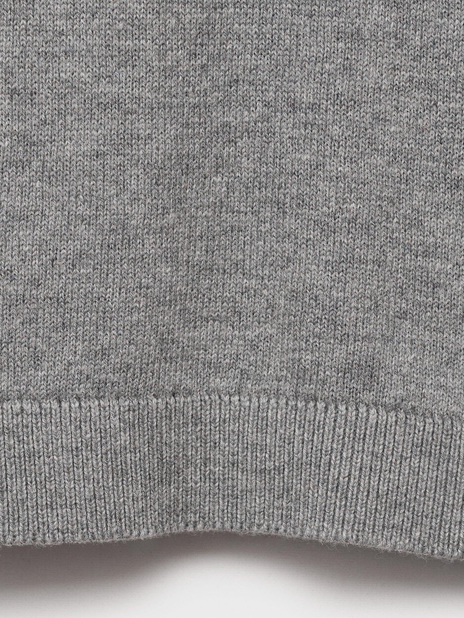 Product image 5 of 6, which shows Mango Kids' Hugo Pure Cotton Sweatshirt, Medium Grey, 11-12 years