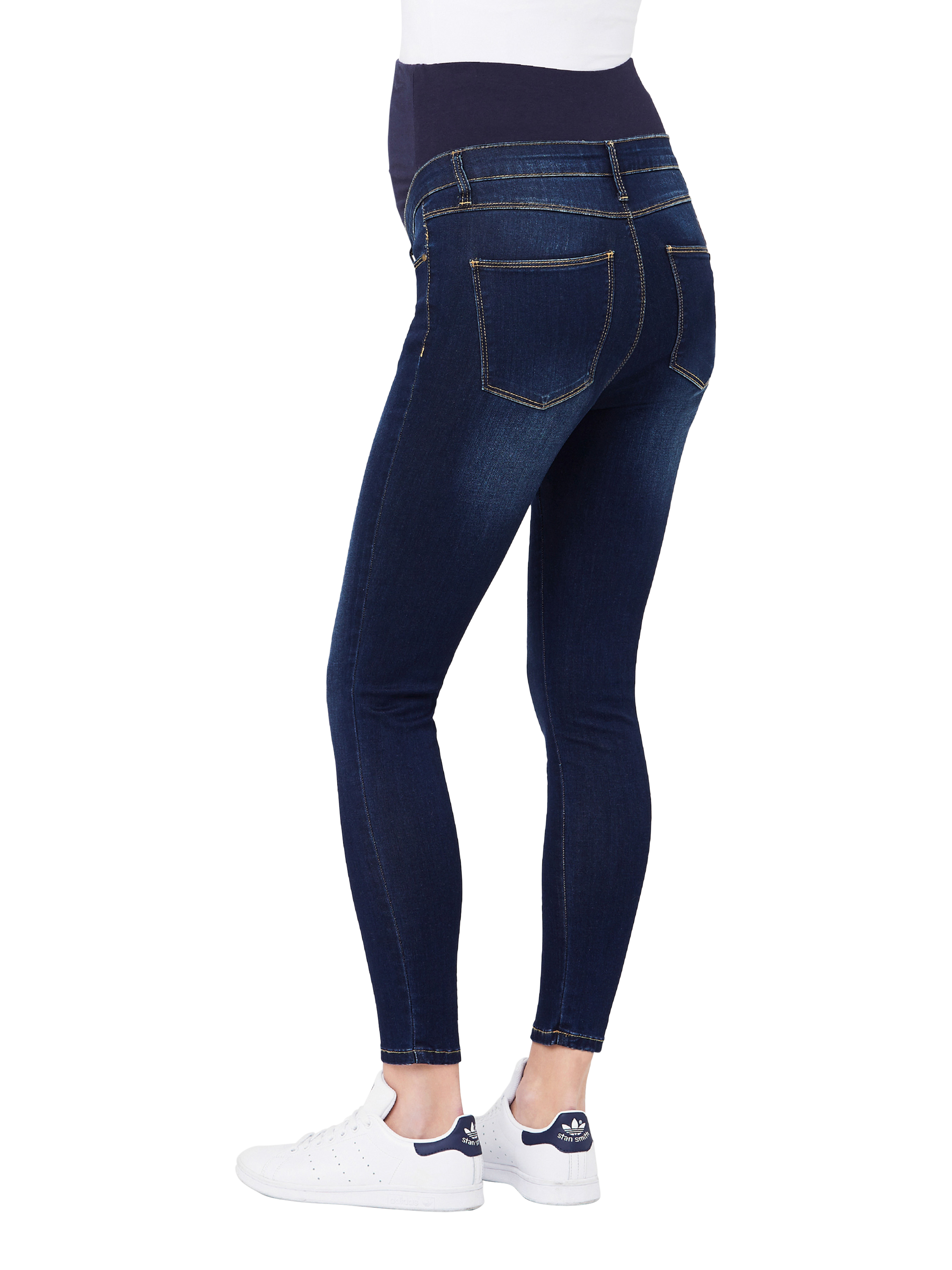 Product image 4 of 6, which shows Ripe Rebel Maternity Jeggings, Indigo, XS