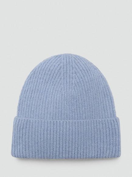 Mango Kids' Transpa Hat and Scarf Set, Light Blue, Light Blue